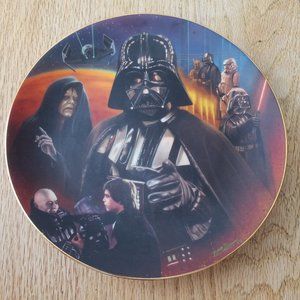 STAR WARS HEROES & VILLAINS 1997 "DARTH VADER" HAMILTON COLLECTION PLATE